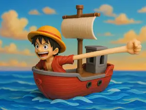 One Piece Benchy Luffy