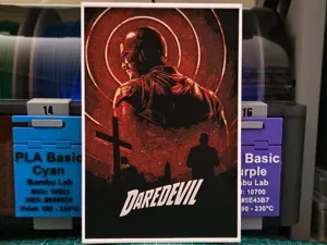 Daredevil Poster - Hueforge Art
