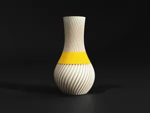 Spiral Vase With Accent Ring - no AMS required