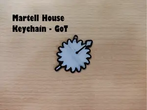 Martell House Keychain – Game of Thrones