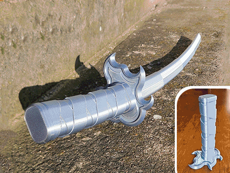 RENGOKU Stainless katana (Print-in-Place)