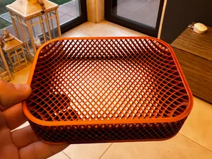 Vassoio portaoggetti geometrico con bordi V2