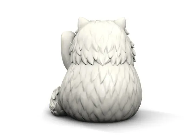 Grumpy Fortune Cat | Persian Lucky Desk Companion — Image 5 of 6