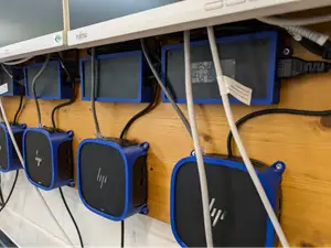 HP USB-C Dock G5 and Power Supply mount