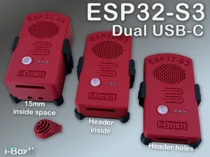 ESP32 S3 - Case - Snap-fit - Magnetic