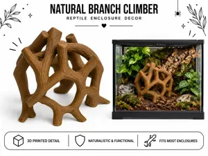 Natural Branch Reptile Climbing reptile Enrichment