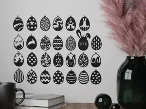 Easter Egg Ornament Hanger Collection Decoration