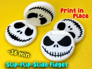 Jack Skellington Slider + Flip Fidget (