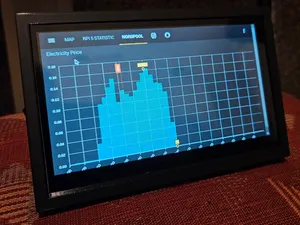 Raspberry Pi5 7-inch  DSI Display Case