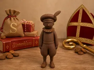 Piet japandi stijl, sinterklaas set