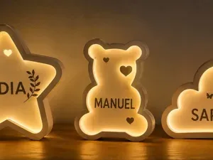 Lámparas 3D Personalizadas