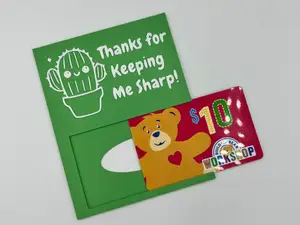 Thanks For Keeping Me Sharp! with Gift Card Slot