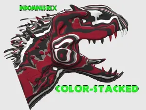 Indominus Rex Color Stacked