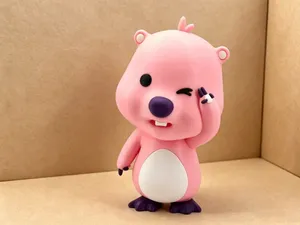 露比Loppy公仔表情包潮玩玩具手办摆件可爱分件新手必打