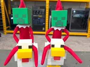 Elf On the Shelf Minecraft Creeper Head