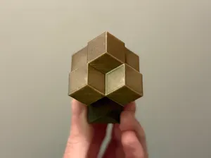 Rhombic Sierpiński Octahedron Fractal - Level 1
