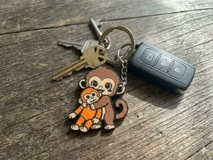 Punch – The Famous Little Monkey Keychain