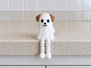 Ghost Dog Flexi Leggy Shelf Sitter Toy