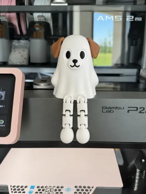 Ghost Dog Flexi Leggy Shelf Sitter Toy — Image 2 of 2