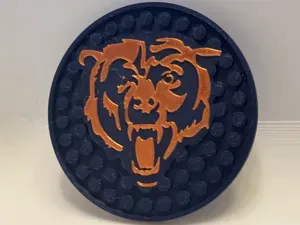 Chicago Bears Anti Drip Coaster Bear Logo