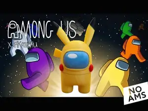 AMONG US GUY x PIKACHU from POKEMON UNIVERSE