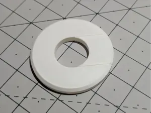 Split Flange Snap-On Escutcheon for 1" PVC Pipe