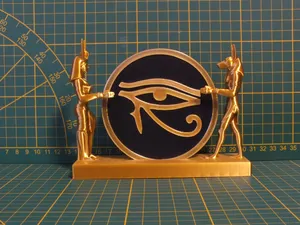Egyptian Display Stand for Eye of Ra, Eye of Horus