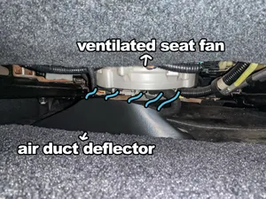 Lexus RX350 AL10 AC Air Deflector to Front Seat