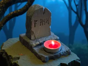 Tombstone Tealight Holder – Halloween Decoration