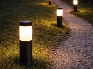 Modular Garden Bollard Light, Pressfit, Expandable