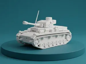 Panzer IV Tank – 3D Model