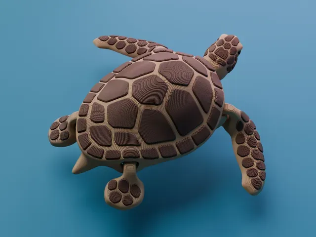 Articulated Sea Turtle (singlecolor & multicolor) — Image 2 of 4