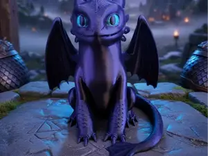 Toothless Night Fury - How to Train Your Dragon
