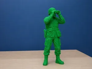 Soldier with Binoculars