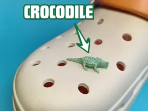 Crocodile croc charm (Jibbitz)