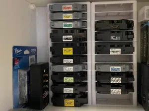 Brother P-Touch TZe Label Tapes Organizer Rack
