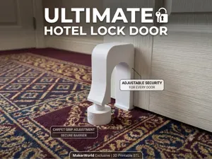 Ultimate Hotel Door Lock - Carpet Grip