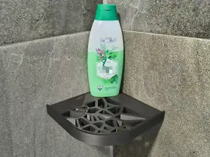 Shower Corner Shelf – Organic Bathroom Organizer
