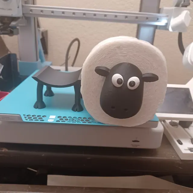 "TP Sheepy" Decorative Sheep Toilet Paper Holder — Фото 6 из 7