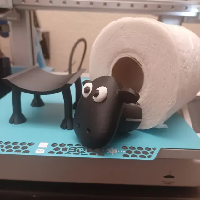 "TP Sheepy" Decorative Sheep Toilet Paper Holder — Фото 5 из 7