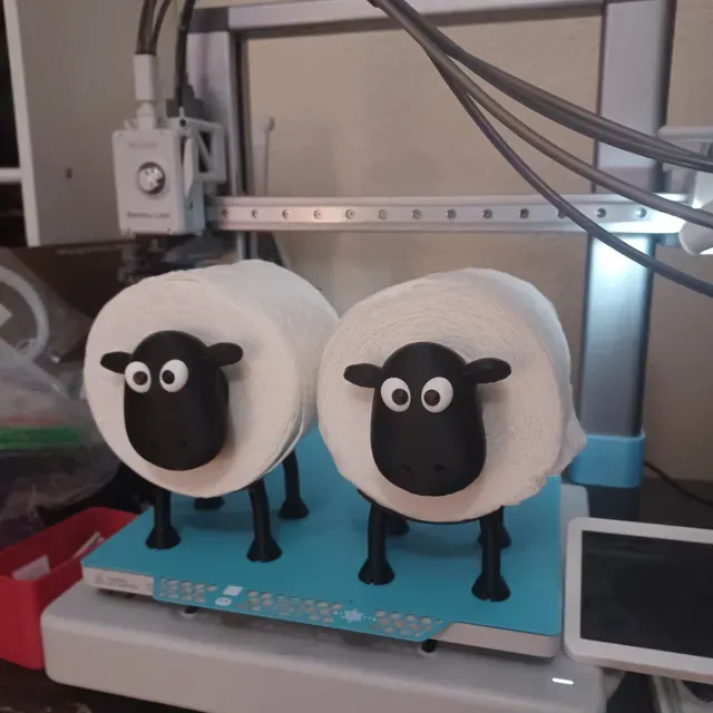 "TP Sheepy" Decorative Sheep Toilet Paper Holder — Фото 4 из 7