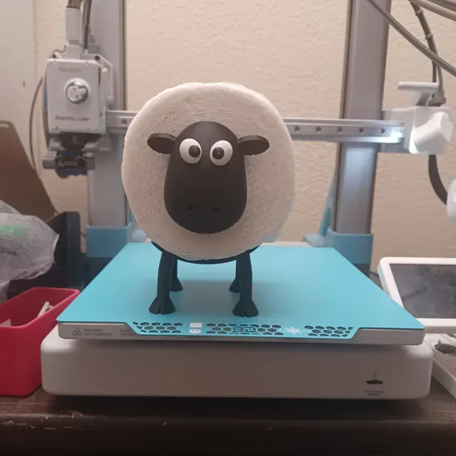 "TP Sheepy" Decorative Sheep Toilet Paper Holder — Фото 7 из 7
