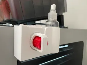 H2D Build Plate Cleaner+40mm Spray Bottle Holder