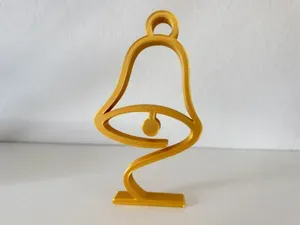 Minimalistischer Weihnachtsglocken Aufsteller