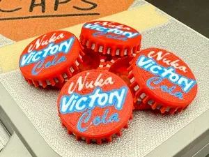 Realistic Nuka Victory Cola Bottle Cap (Fallout)