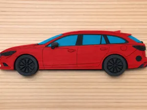 CAR STATION WAGON - Keychain