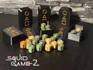 Squid Game 2: Gonggi with gravestone storage box