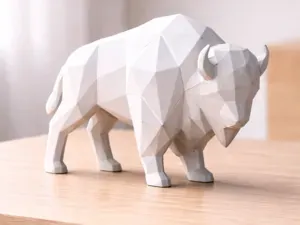Low Poly Bison