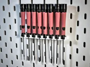 Precision Screwdriver Holder for Skadis - 8 Slots