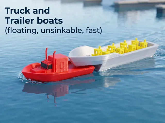 Truck & Trailer Boat – Floating, Unsinkable, Fast
